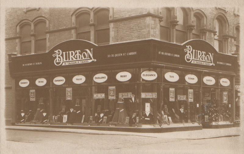 <h2>BURTONS THE TAILORS ON CORNER OF NEWGATE STREET</h2><p class='caption'>Beamish The Living Museum of the North – People’s Collection</p>